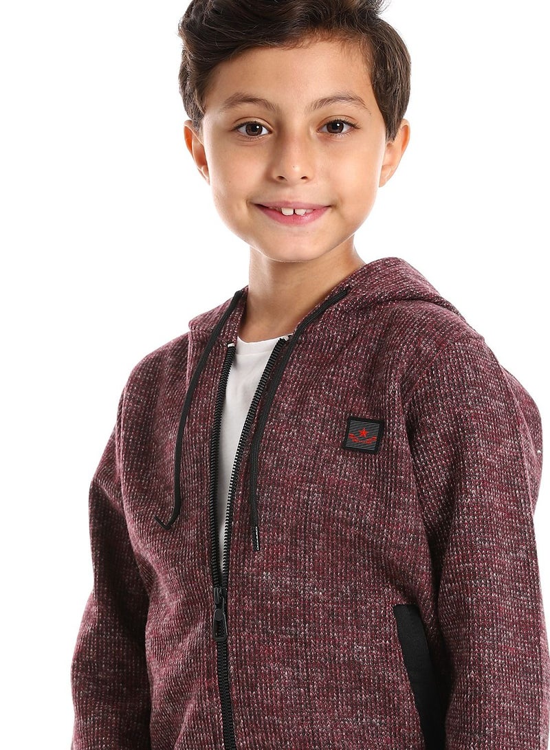 Caesar Boys Hoodie With Zipper - Image 3