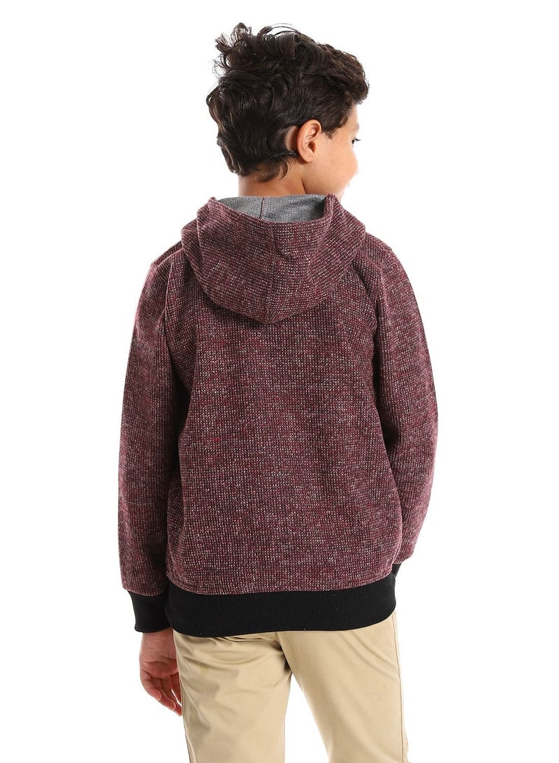 Caesar Boys Hoodie With Zipper - Image 4