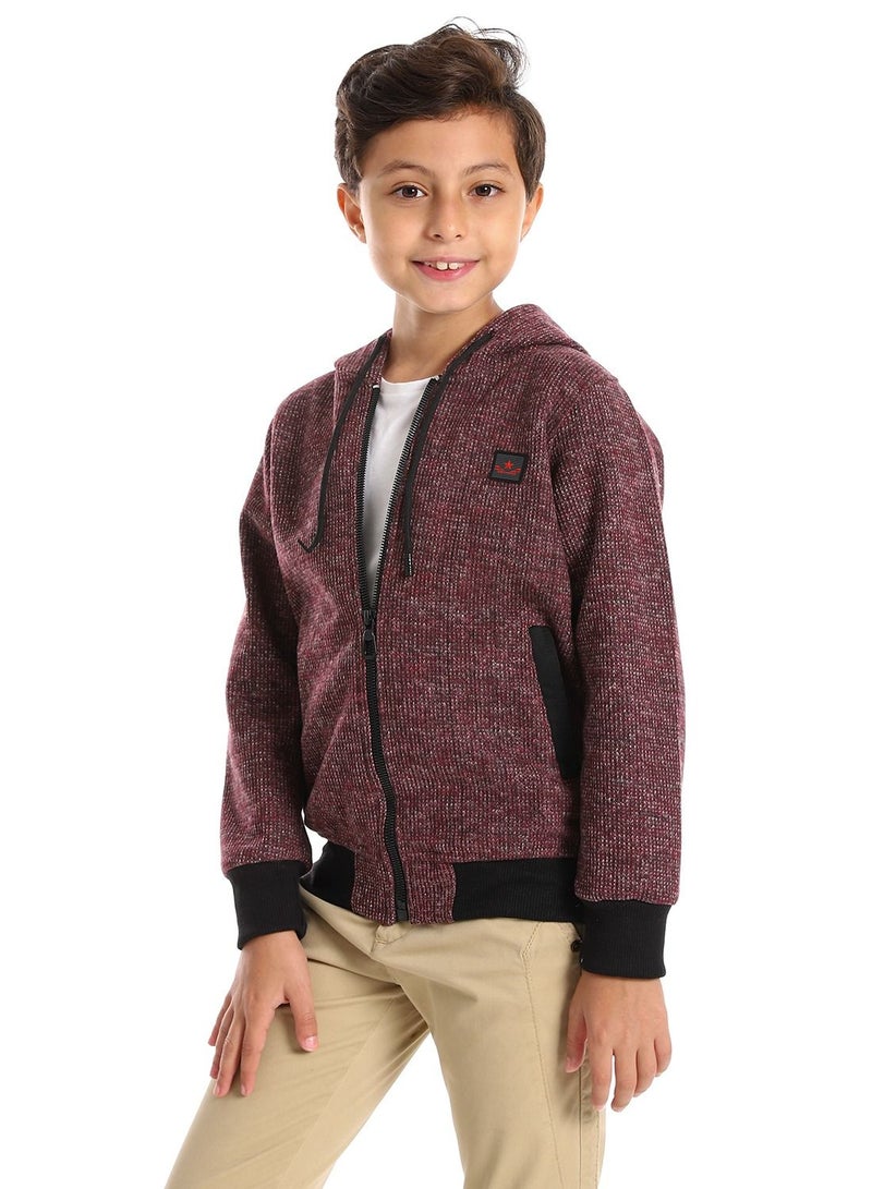 Caesar Boys Hoodie With Zipper - Image 2