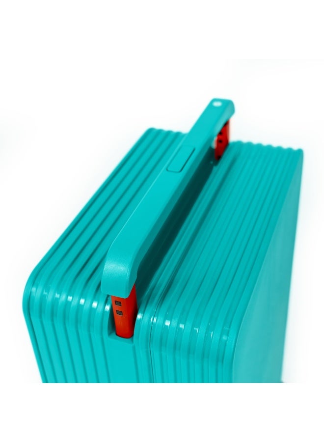 20 Inch Carry On Luggage 22x14x9 Airline Approved Lightweight PC Hard Shell Suitcases with Wheels for Travel Rolling Luggage (Blue) - Image 5