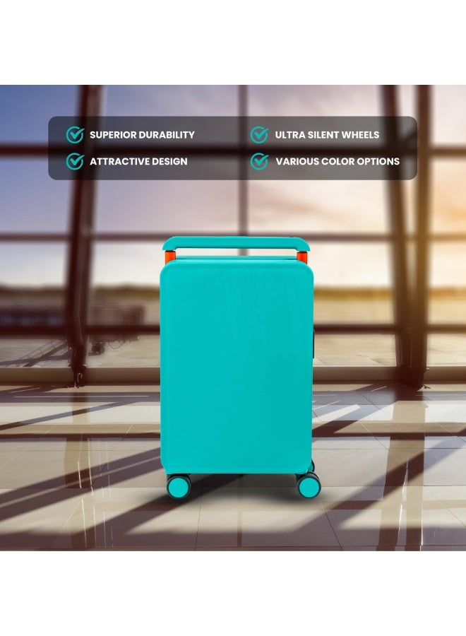 20 Inch Carry On Luggage 22x14x9 Airline Approved Lightweight PC Hard Shell Suitcases with Wheels for Travel Rolling Luggage (Blue) - Image 2