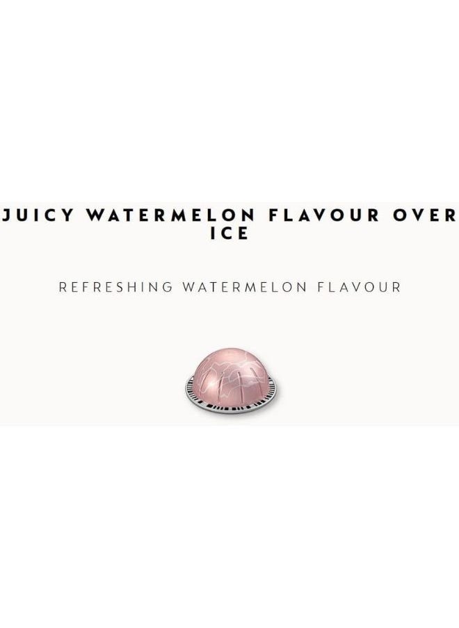 Nespresso - Nespresso Barista Creations VertuoLine Juicy Watermelon Over Ice Flavoured Roasted Ground Coffee Capsules, Limited Edition, 10 Capsules 1 Sleeve - Image 1
