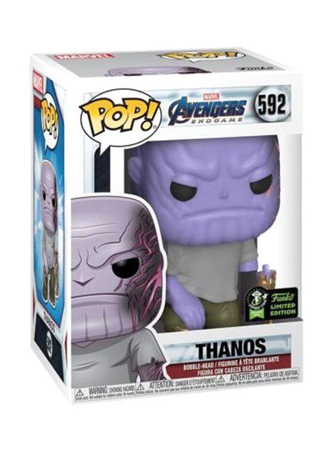 نيبمينينت بوب! مجسم شخصية مارفل ثانوس مع ذراع قابلة للفك ورأس متحرك طراز FU45990 6.35سم - Image 2