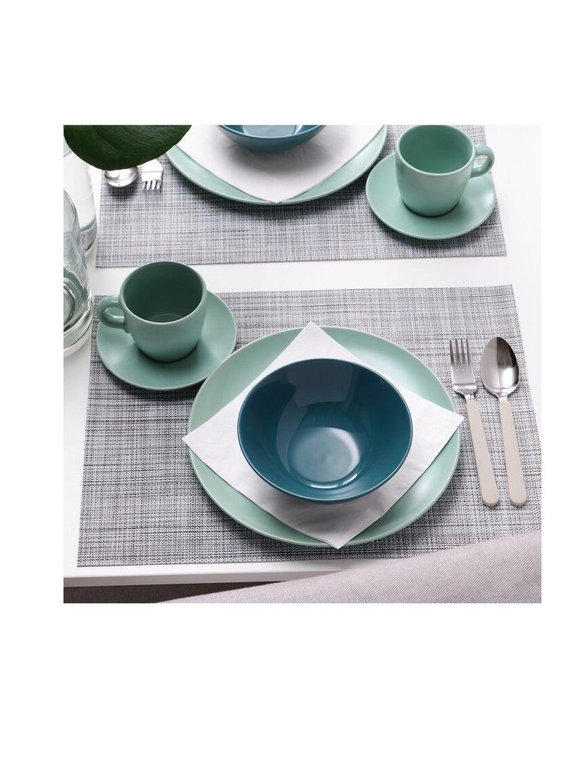 سلطانية، فيروزي غامق لامع 16 سم - Image 3