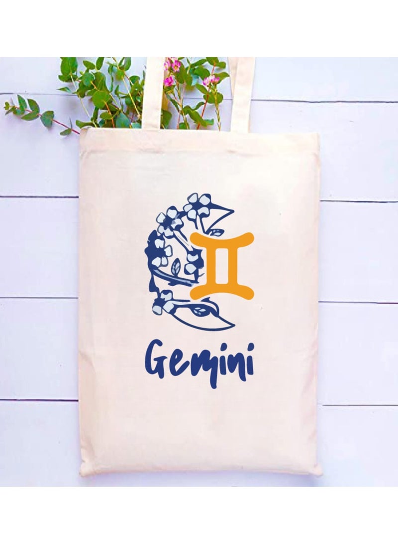 PRINTSHOP4ME Zodiac Design Eco-Friendly Cotton Bag - Reusable Tote for Astrology Fans - Gift for Astrology Lovers - Perfect for Shopping and Grocery Bags - Tote Bags for Women - Image 2