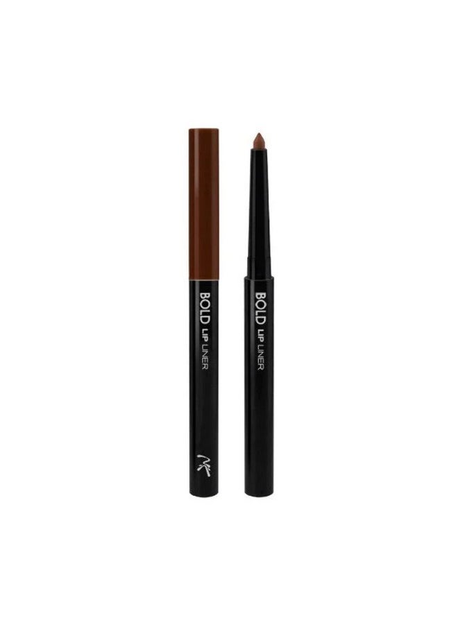Nicka K Bold Lip Liner Brown  - Image 2