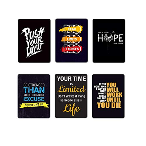 Vprint Quality Combo Pack of 6 Fridge Magnet Quotes Size (1.5X2) - Image 1
