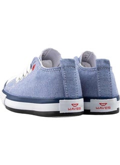 Liger Unisex Boy Girl Linen Short Converse Model Lace-Up Sports Shoes Blue  - Image 3