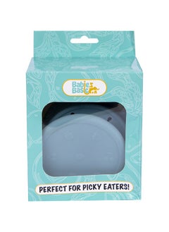 Babies Basic Silicone Snack Cup/Box With Lid, 100 % Food-Grade Silicone, Bpa And Phthalate Free, Non-Slip Design-Easy To Carry, Travel Case Included- Blue  - Image 5