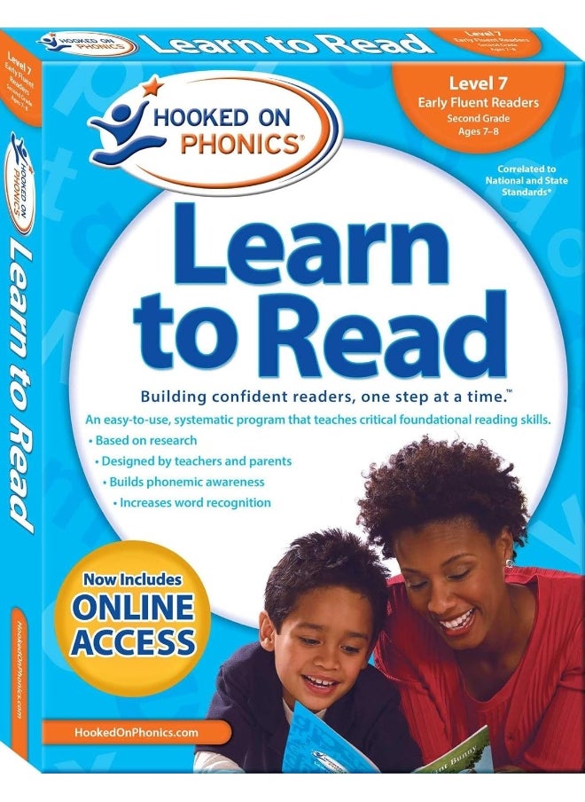 Hooked on Phonics Learn to Read - Level 7: Early Fluent Readers (Second Grade Ages 7-8) 