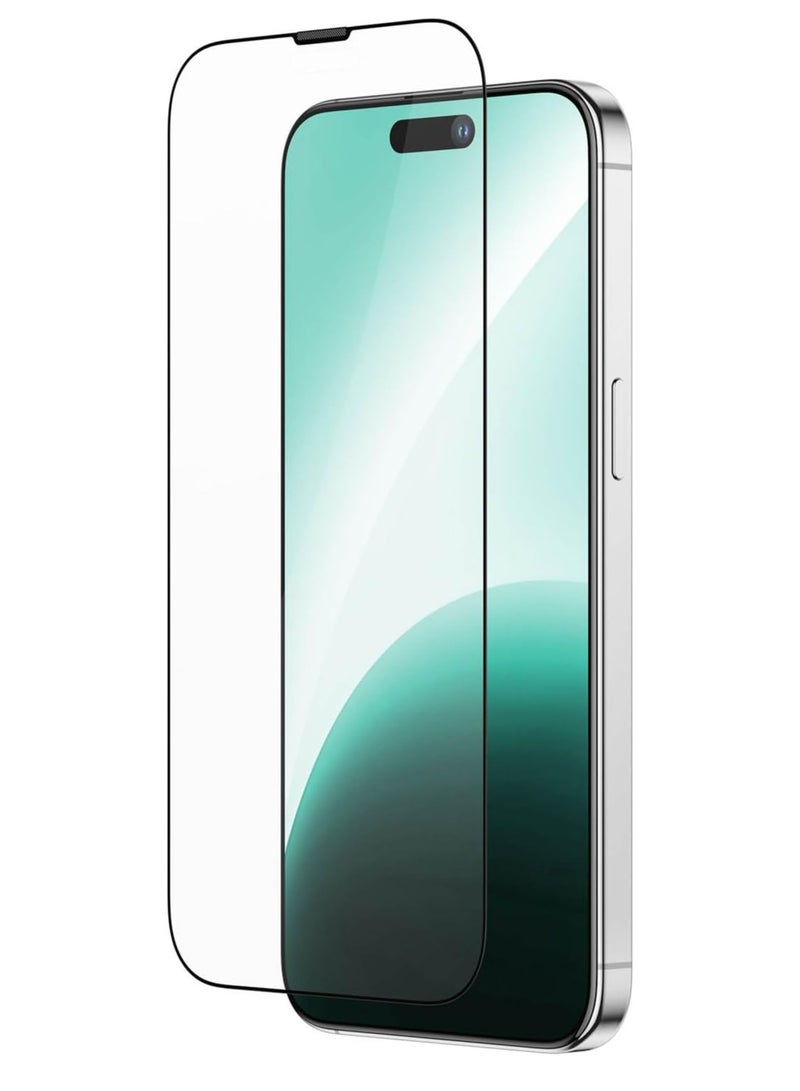 ELTRAZONE ELTERAZONE Compatible with iPhone 15 plus Screen Protector Set, 2.5D Curved Edges, Full-Coverage 5D Tempered Glass, Military-Grade Protection, Scratch Resistant - Image 1