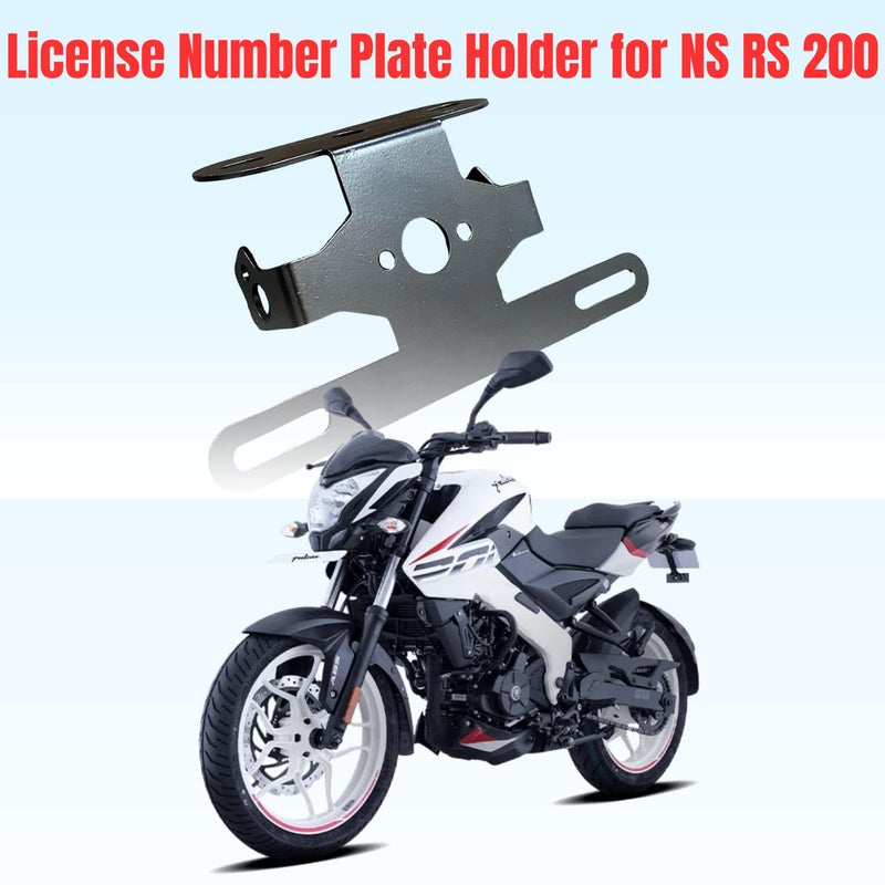 SRPHERE ترتيب الذيل/إزالة الفندر لدراجة باجاج بولسار NS 200/ RS 200 (أسود) - Image 2