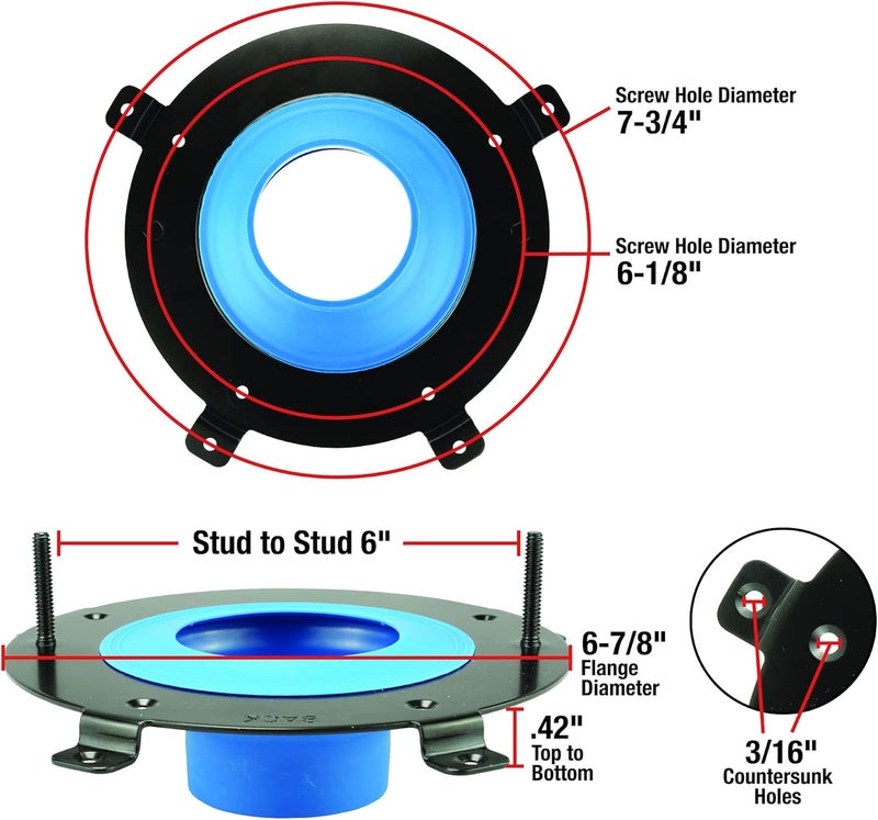 Danco , small 10672X Flange Repair, Color - Image 3