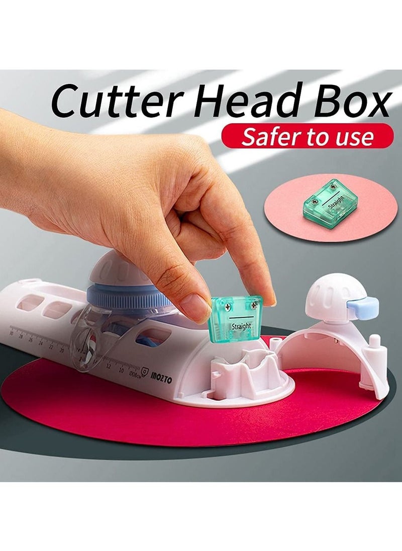 Excefore - Circle Paper Cutter, Circular Compass Craft Cutter, Paper Trimmer Scrapbooking Tool for Paper Circular Cutting Tool for Cardstocks - Image 1