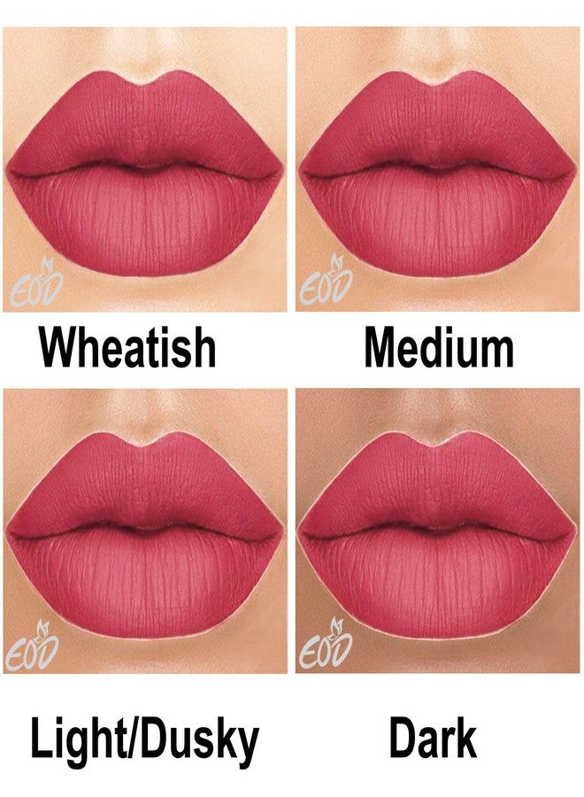 EOD® Ultra Soft Matte Lip Cream Liquid Lipstick Non Transfer(Peaches Pink) - Image 4