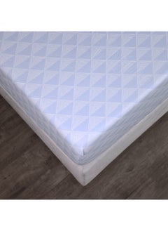 Home Box Malta Pixel Printed Cotton Super King Fitted Sheet 200 x 33 x 200 cm  - Image 3