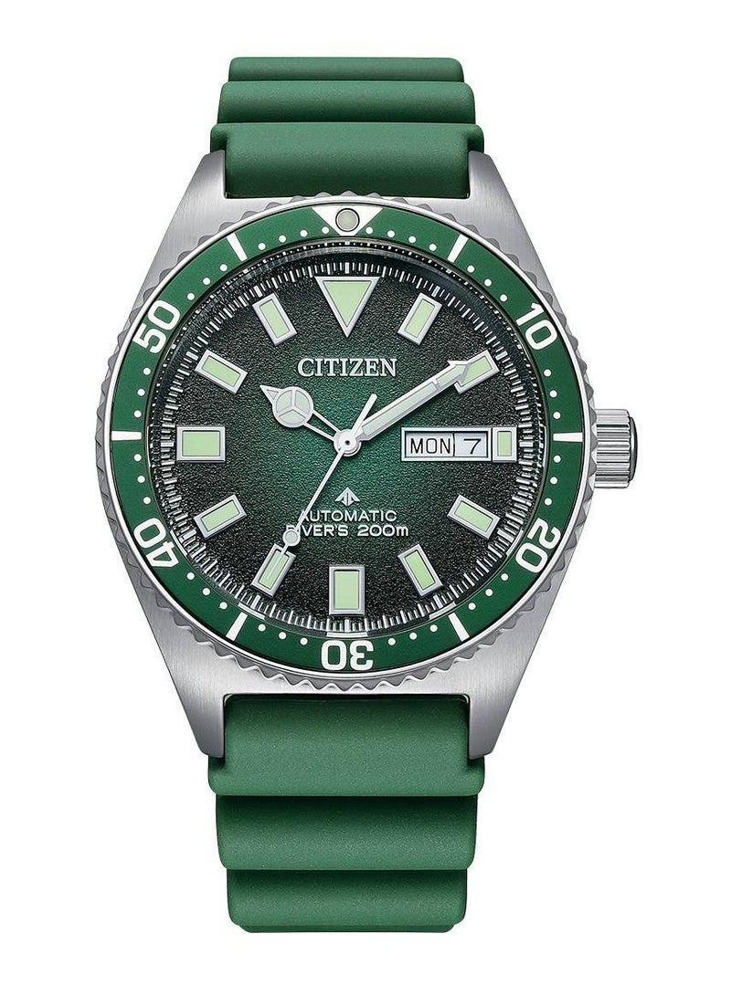 CITIZEN Promaster 200M Automatic Rubber Strap Men's Watch NY0121-09X - Image 1