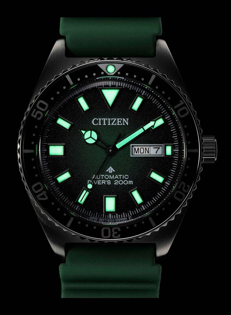 CITIZEN Promaster 200M Automatic Rubber Strap Men's Watch NY0121-09X - Image 3