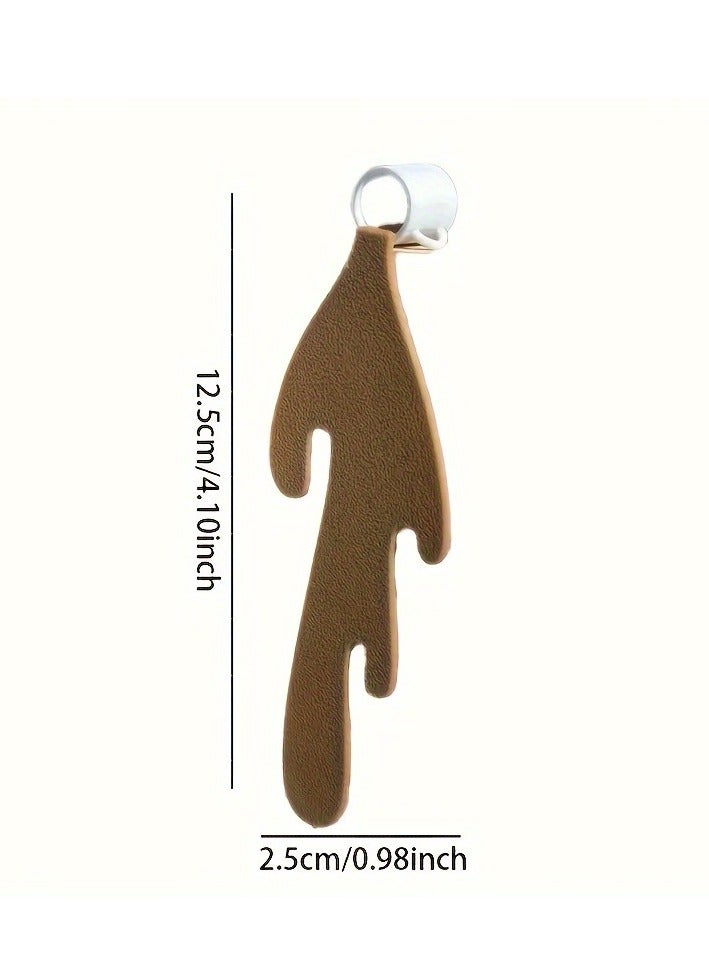 1pc Spilled Coffee Bookmark, Unique Bookmarks, Cute Funny Bookmarks for Book Lovers Gifts, Funny Spilled Coffee Bookmark, Bookmarks for Women, Men, Kids, Teachers - Image 3