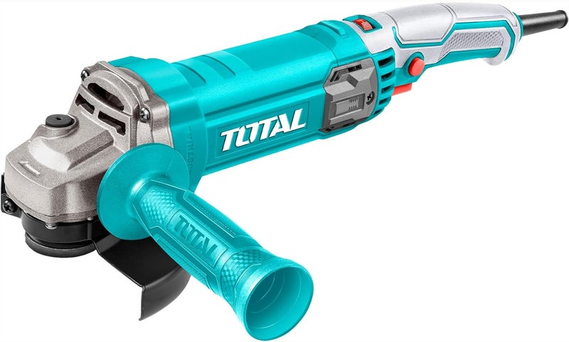 TOTAL 1100W Variable Speed Angle Grinder - 125mm (5") Professional Power Cutter with M14 Spindle & Auxiliary Handle - Image 1