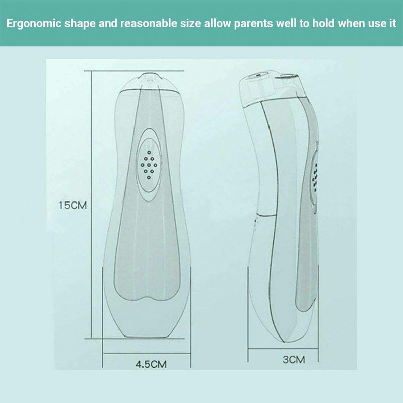 GLEVAR Electric Baby Nail File â€“ Infant Nail Care Kit with LED Light â€“ Safe Toenail & Fingernail Trimmer for Newborns & Toddlers â€“ Gentle, Quiet, Battery-Operated Grooming for Babies - Image 1