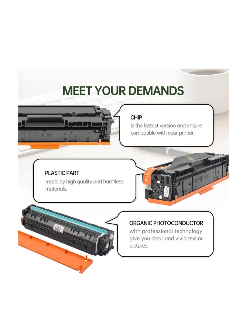 حبر برينتك 201A/203A أسود - CF540A/CRG054/CF400A/CRG045 - Image 2