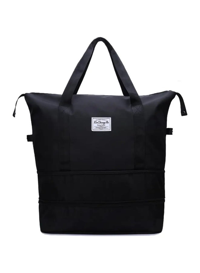 شنطة سفر دفل هوبيفاز شنطة غسيل مقاومة للماء، كبيرة - أسود - Image 5