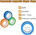 QINGLER Sensory Fidget Toys Set 6 Pack Stocking Stuffers Gifts for Kids and Adults Infinity Cube Magnetic Rings Fidget Gaming Pad Flippy Chain for Autism Relieve Stress and AntiAnxiety - Image 4