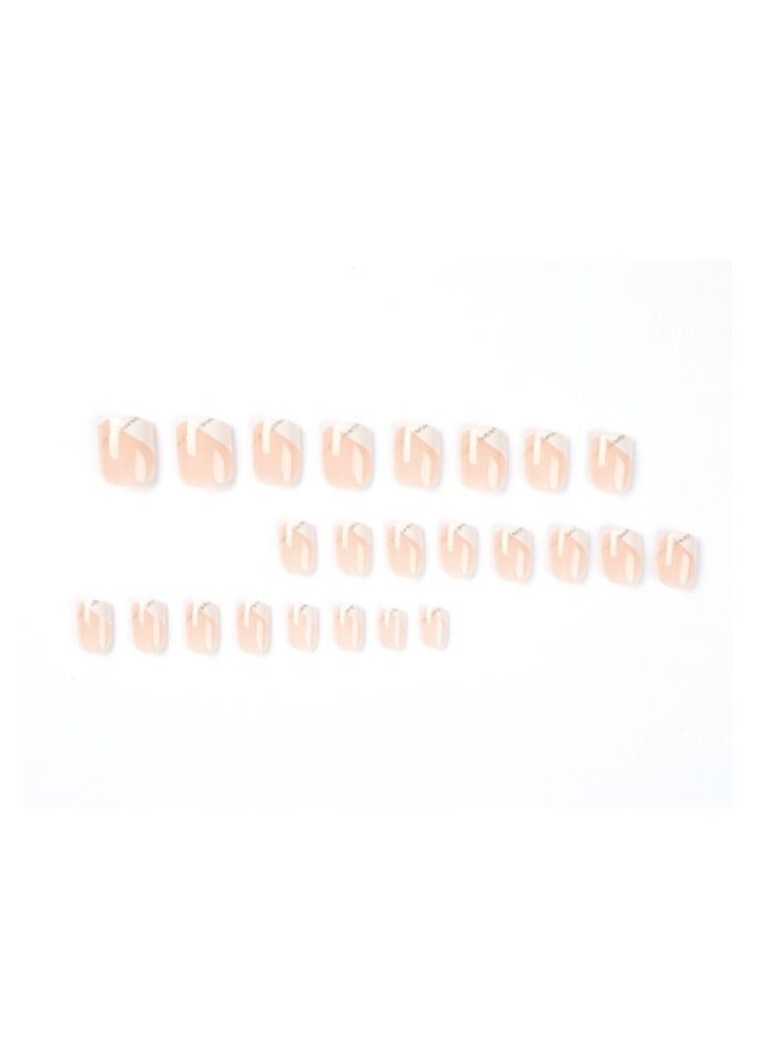 Salon Acrylic Reusable False Nails Set Double Tape and Glue Included - Image 2