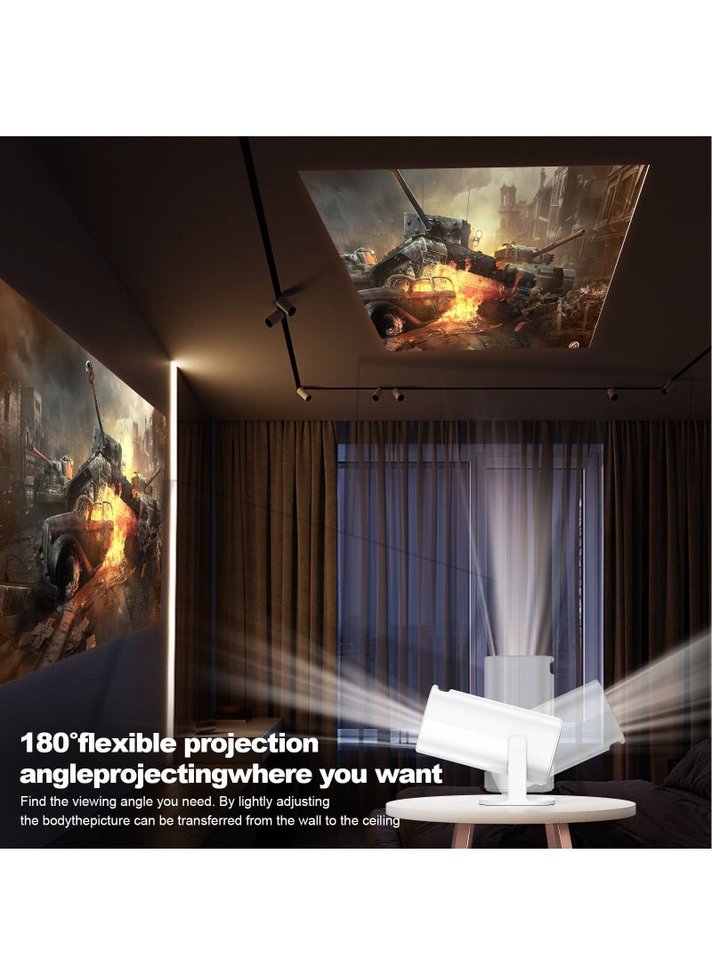 Generic - Android 11 Projector with WiFi 6 and Bluetooth Smart Mini Portable Projector 2.4g 5.8g Pocket Outdoor - Image 1