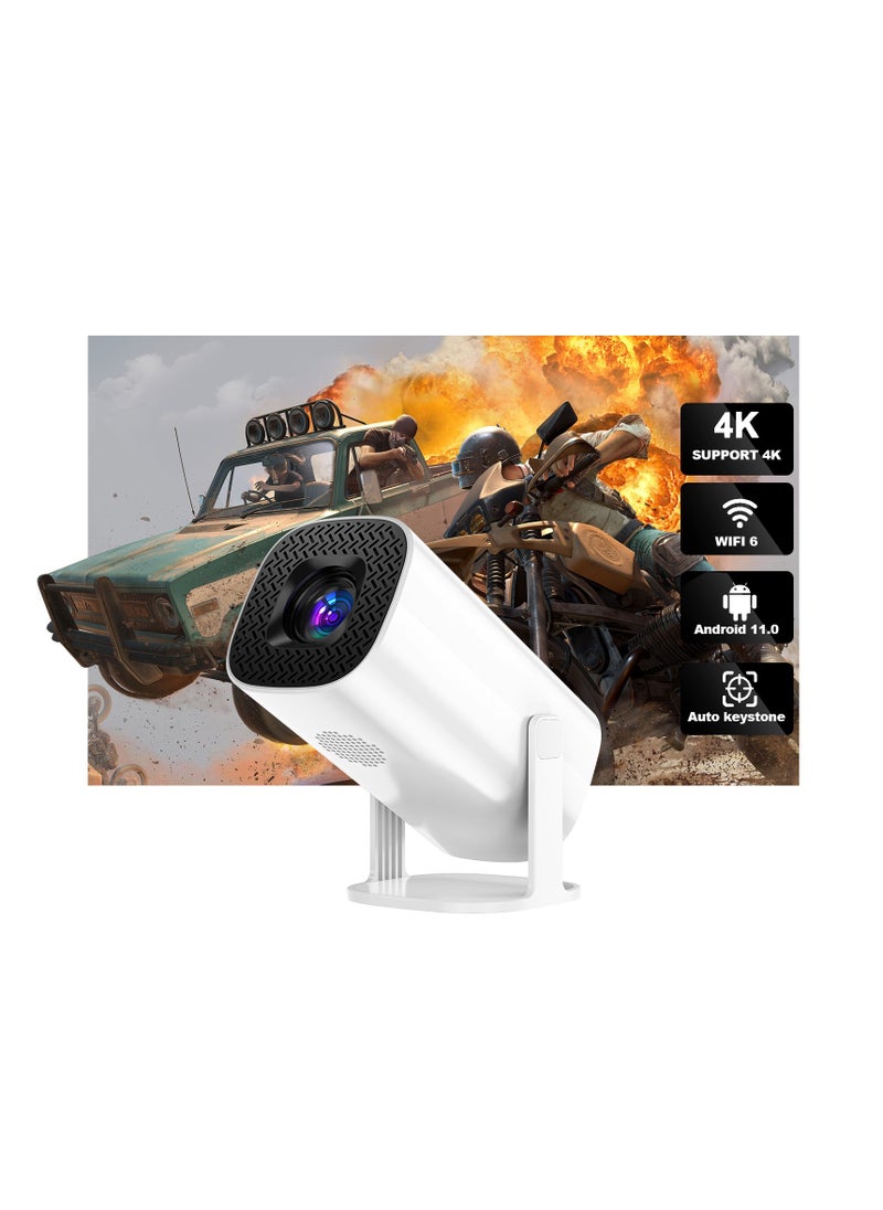 Generic - Android 11 Projector with WiFi 6 and Bluetooth Smart Mini Portable Projector 2.4g 5.8g Pocket Outdoor - Image 1