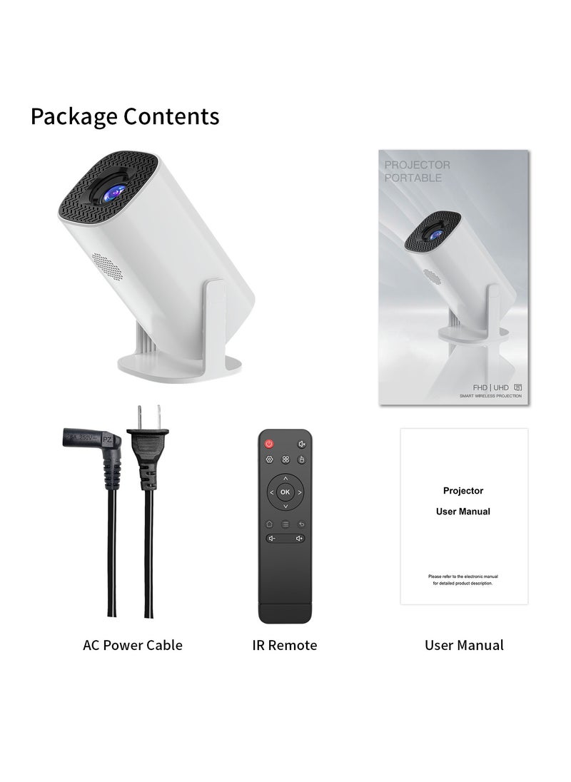 Generic - Android 11 Projector with WiFi 6 and Bluetooth Smart Mini Portable Projector 2.4g 5.8g Pocket Outdoor - Image 1