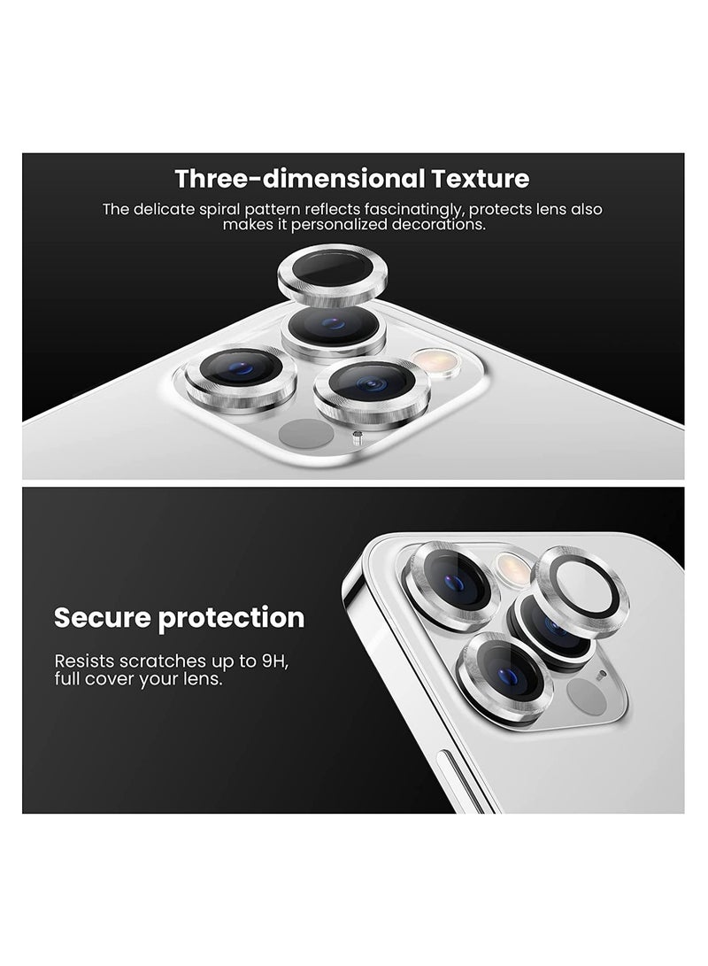 Rock Pow iPhone 13 Pro - iPhone 13 Pro Max Camera Lens Protector, 9H Tempered Glass Camera Cover Screen Protector Metal Individual Ring for iPhone 13Pro 6.1 inch iPhone 13 Promax 6.7 inch 2021 - Image 5
