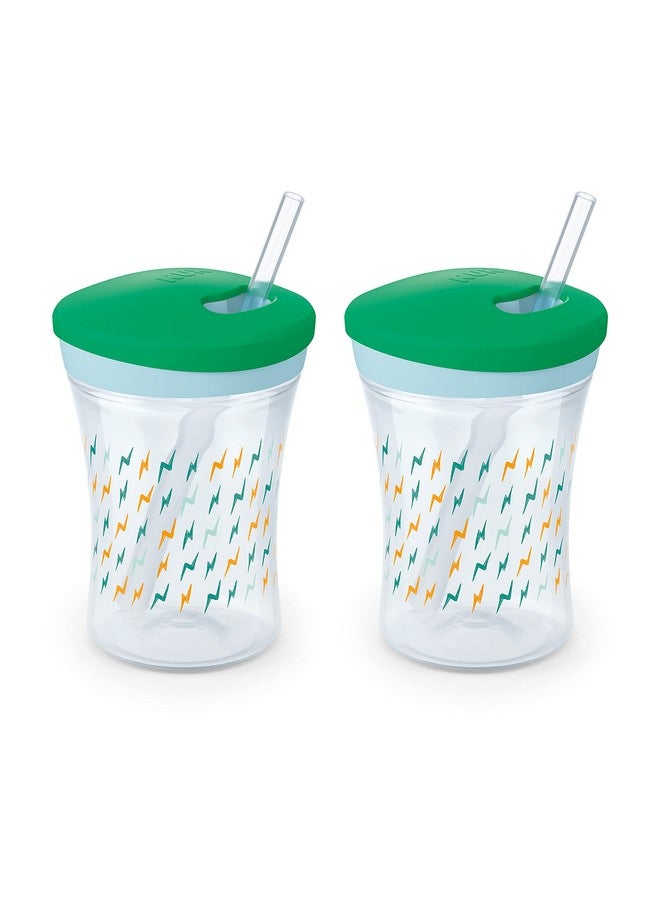 NUK Evolution Straw Cup 8 Oz2 Count (Pack Of 1) Colors May Vary - Image 1