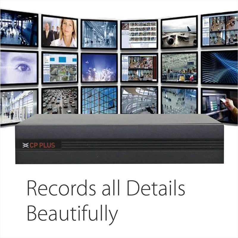 CP PLUS 1080 4 Channel HD DVR (CP-UVR-0401E1-IC /CV2/ CV5) - Image 2