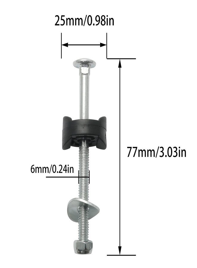 DGHAOP 10pcs Trampoline Screws Trampoline Nail Trampoline Accessories Fixed Tool for Most Trampolines - Image 2