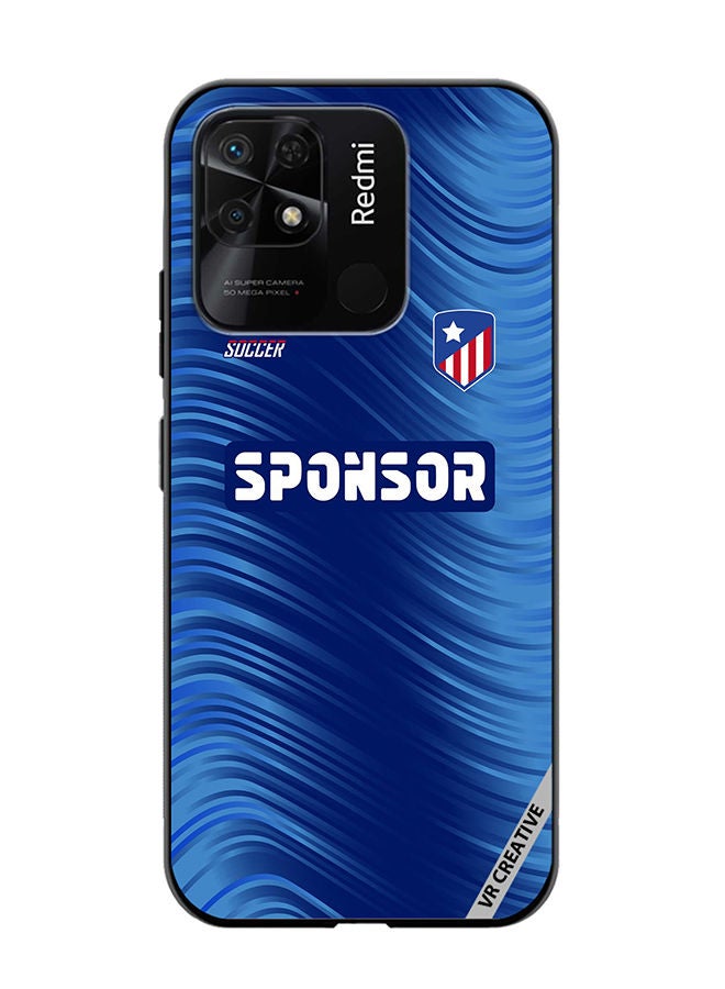 VR CREATIVE Protective Case Cover For Xiaomi Redmi 10C Soccer Jersey Design  Multicolour - Image 1