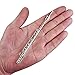 Dselvgvu Miniature Flute with Stand and Case Brass Mini Musical Instrument Flute Replica Collectible Figurines Dollhouse Accessories Model Home Decoration Display Ornament Silver 539 - Image 4