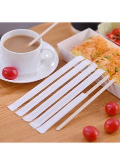 MOMENT 14 Cm Disposable Wooden Coffee Stirrers [200 Pack] Individually Wrapped Stir Sticks For Tea, Hot Chocolate And Craft Projects  - Image 4
