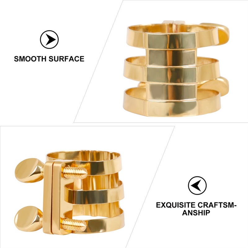 1Set Saxophone Ligature Clip Saxophone Reed Clip Alto Saxophone Clip - Image 4