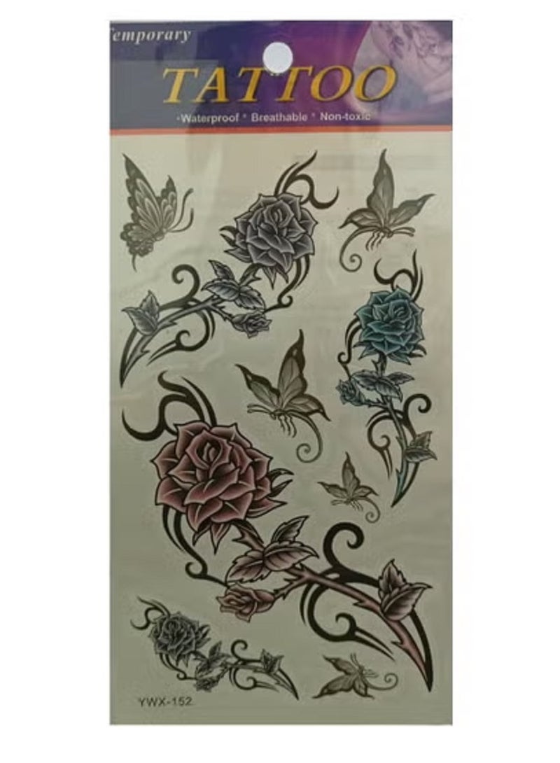 Temporary tattoos of various colorful and eye-catching shapes - Image 2