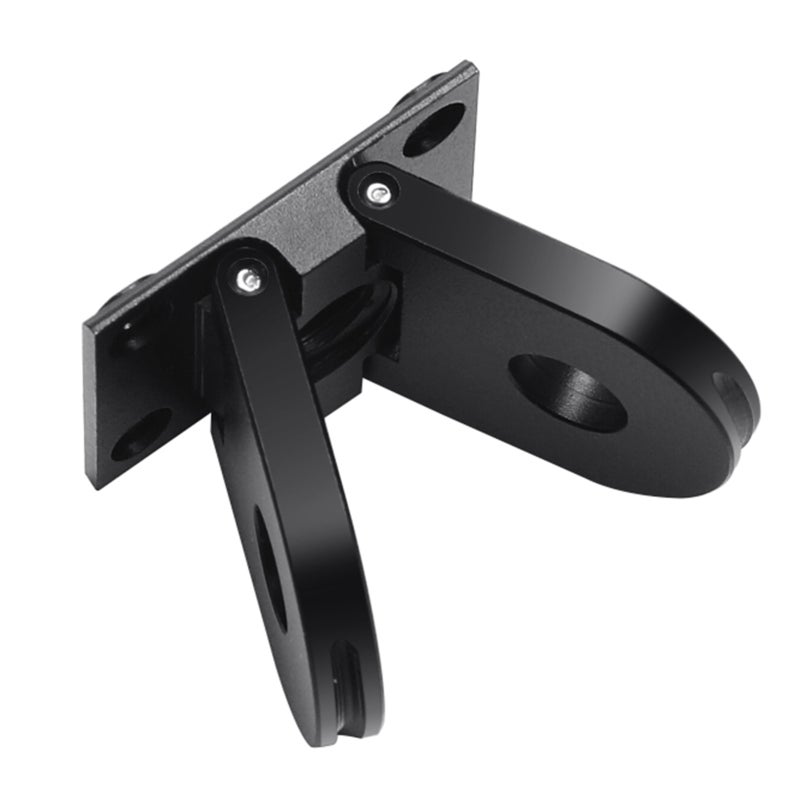 Tripod Mount Adapter: Black Premium Metal Small Lightweight Folding Base - High Durability Easy Installation Tripod Mount for Mini Sports Cameras - Image 5
