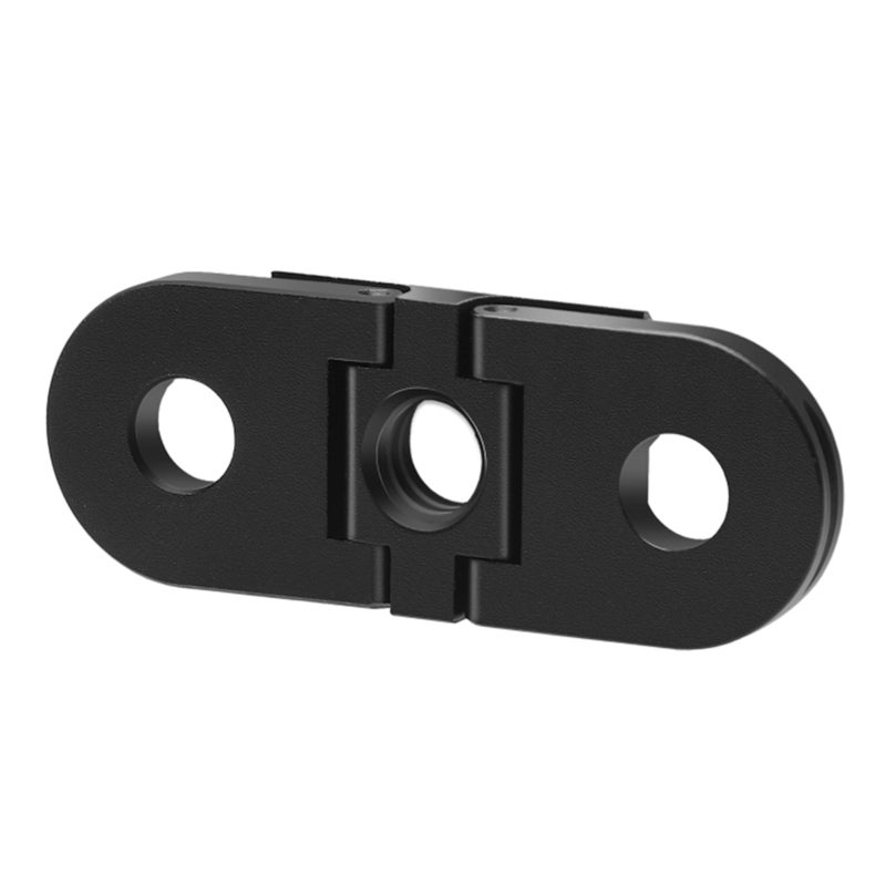 Tripod Mount Adapter: Black Premium Metal Small Lightweight Folding Base - High Durability Easy Installation Tripod Mount for Mini Sports Cameras - Image 1