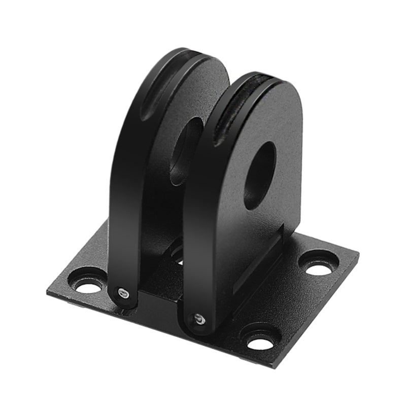 Tripod Mount Adapter: Black Premium Metal Small Lightweight Folding Base - High Durability Easy Installation Tripod Mount for Mini Sports Cameras - Image 3