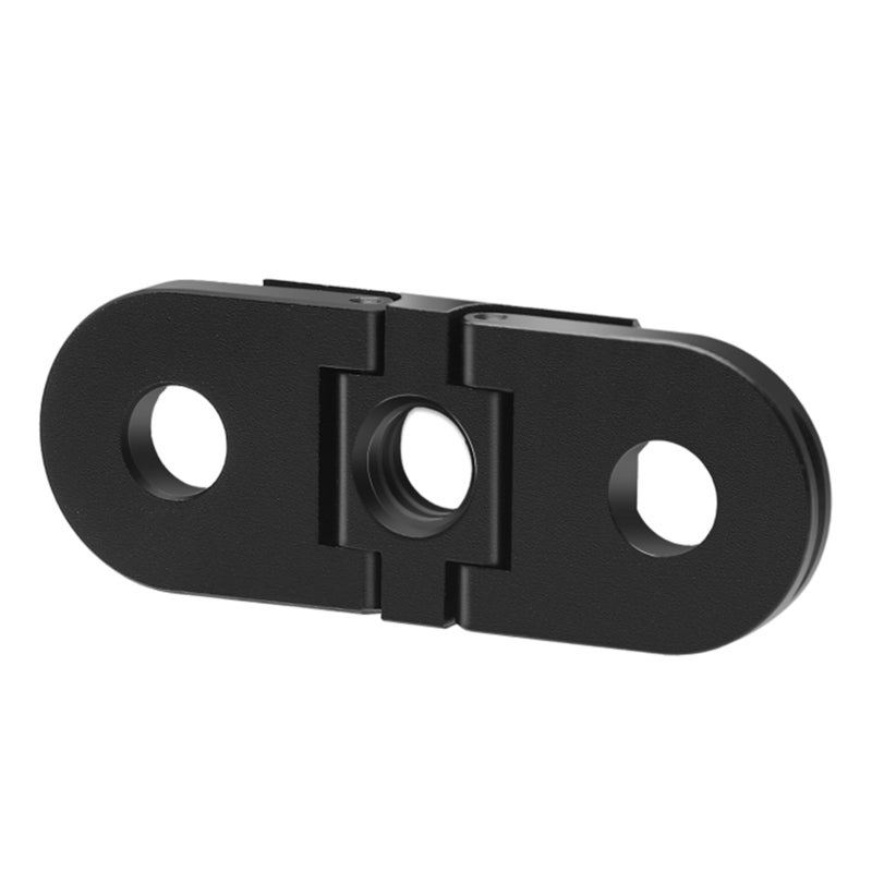 Tripod Mount Adapter: Black Premium Metal Small Lightweight Folding Base - High Durability Easy Installation Tripod Mount for Mini Sports Cameras - Image 2
