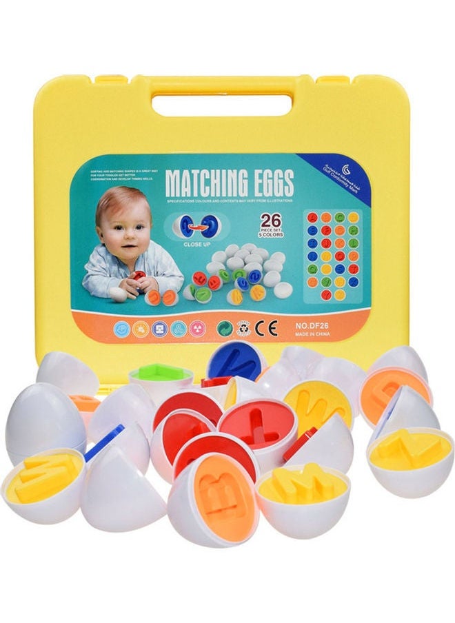 NIBEMINENT - Alphabet Matching Eggs Baby Toys - Image 1