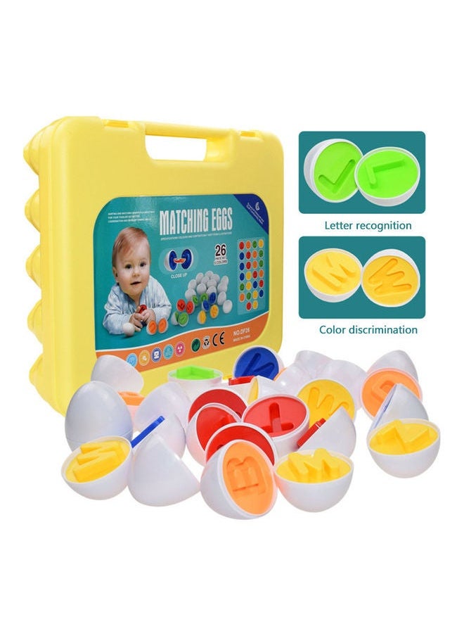 NIBEMINENT - Alphabet Matching Eggs Baby Toys - Image 1