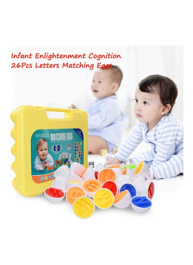 NIBEMINENT - Alphabet Matching Eggs Baby Toys - Image 1