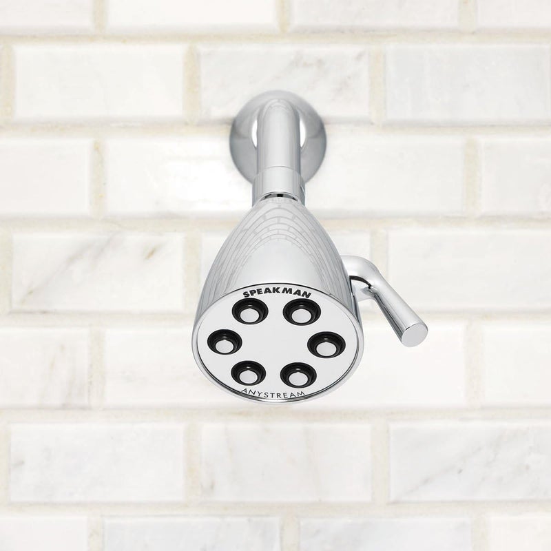 Speakman Satin S-2252-AB-E2 Signature Brass Icon Anystream Adjustable Shower Head, 2.0 GPM - Image 3