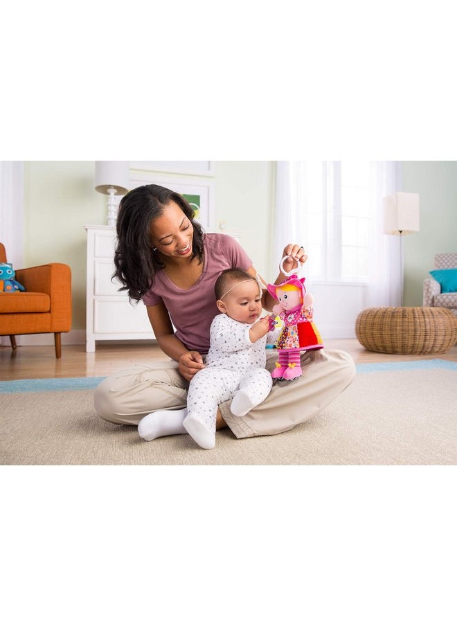 Lamaze - Lamaze My Friend Emily Car Seat and Stroller Toy - Soft Baby Hanging Toys - Baby Crinkle Toys with High Contrast Colors - Baby Travel Toys Ages 0 Months and Up - Image 1
